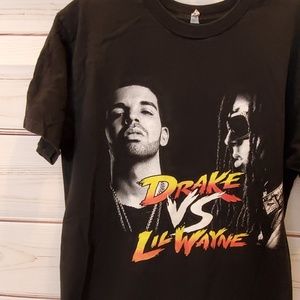 Drake VS Lil Wayne 2014 concert t shirt M